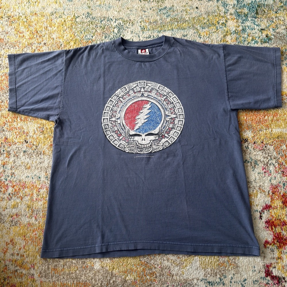 Vintage 1994 Grateful Dead Aztec Calendar Graphic Tee 2XL
